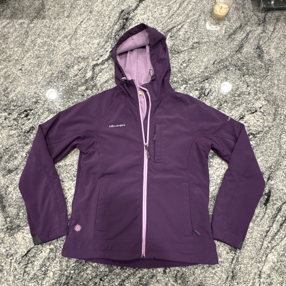 Womens Kilimanjaro Outdoor Adventure  Size 38 Purple‎ Hoodie Jacket #G42
